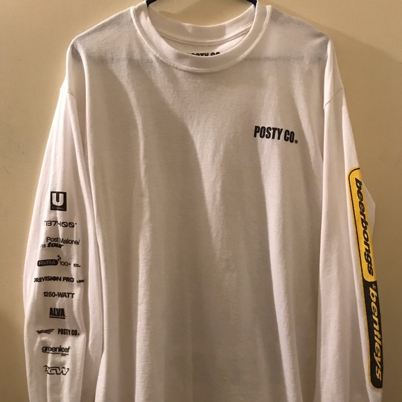 Post malone Other - Post malone beerbongs and bentleys tour shirt